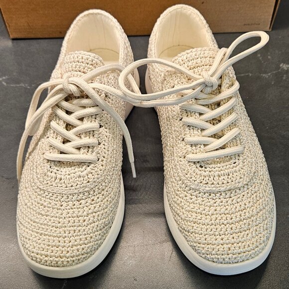 Sak Asha Crochet Sneaker Natural Size 7 - Picture 3 of 7